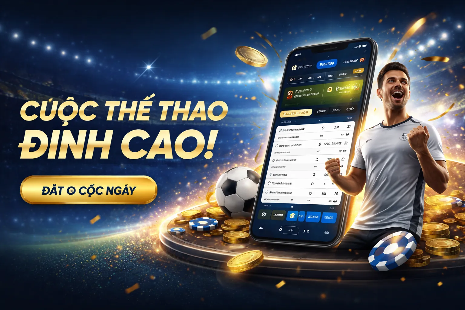 Sảnh thể thao vf88 với nhiều trận đấu đỉnh cao